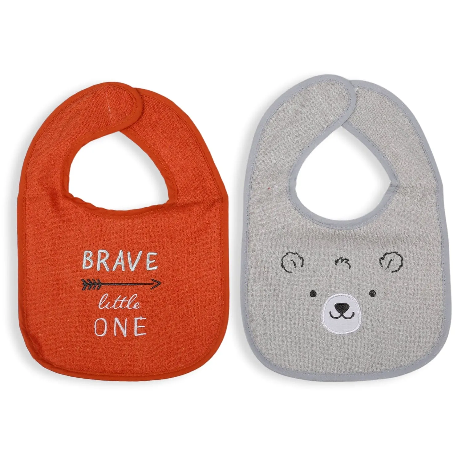 Feeding Bibs Pack Of 4 Adventurous Fox Multicolour