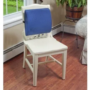 Foam Lumbar Support Cushion with Straps 13.5" x 13" x 4