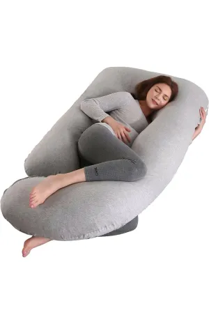 Full Body Maternity Pillows with Removable Cover
