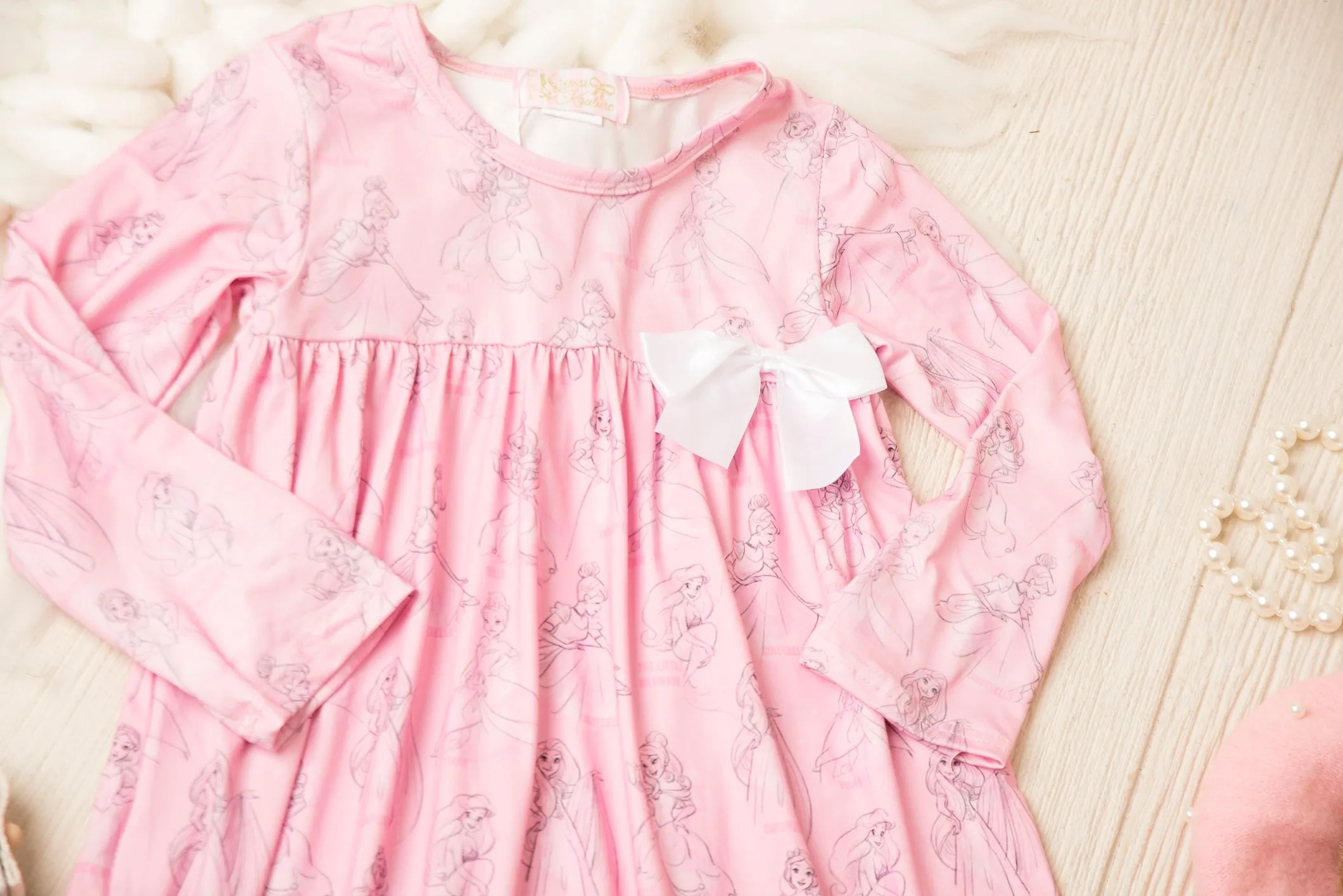 Girls Vintage Princess Night Gown