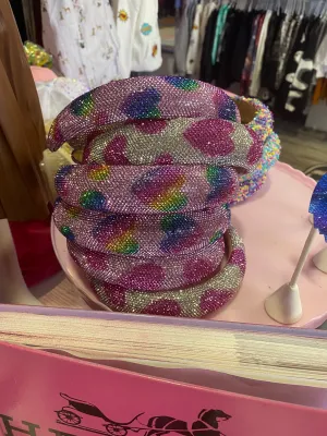 Heart Diamond Glitter Headband