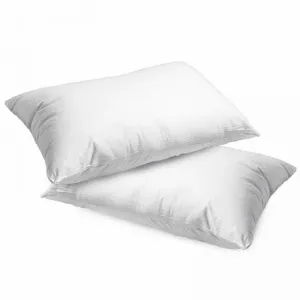 Hollow Fiber Dulux Pillow Hotel Quality Pack Of 2 Extra Firm Back & Neck Support Pillows
