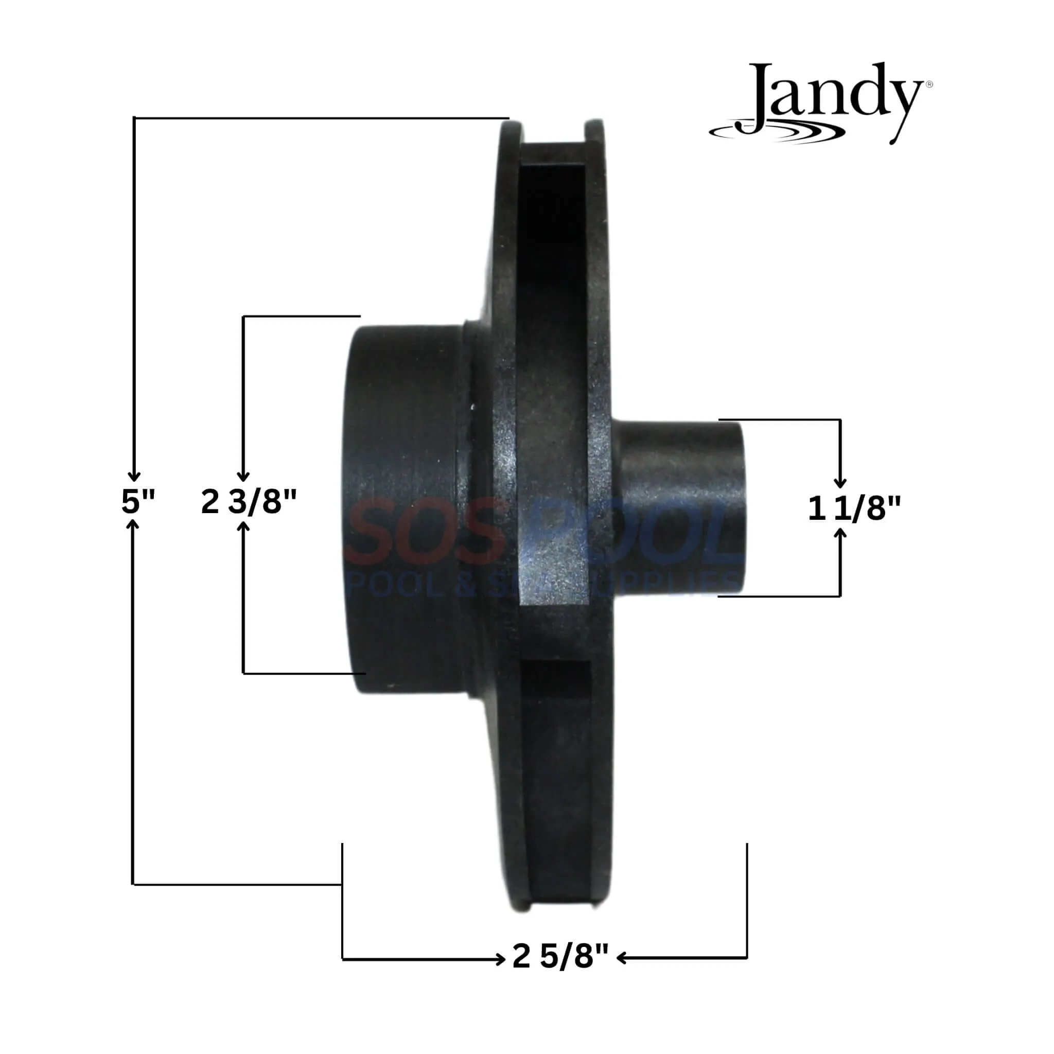 Jandy Impeller and Screw Kit with O-Ring For FloPro Pumps | 2.5 HP | R0479605