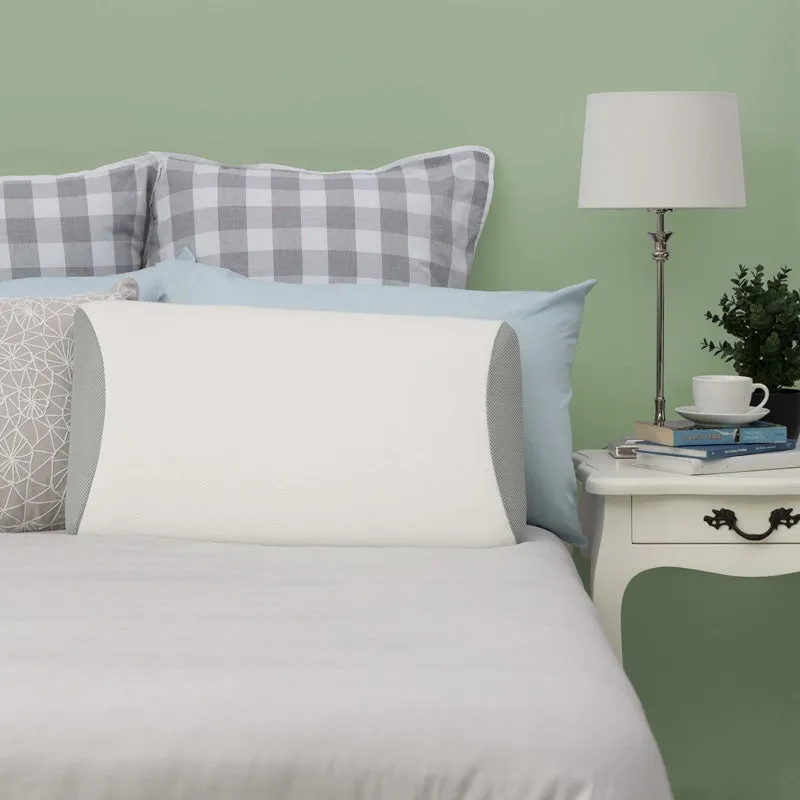 John Cotton Classic Medium Profile Memory Foam Pillow