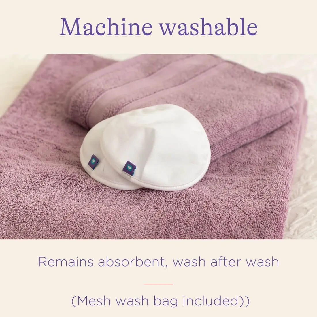 Lansinoh Washable Nursing Pads - 4pk (White)