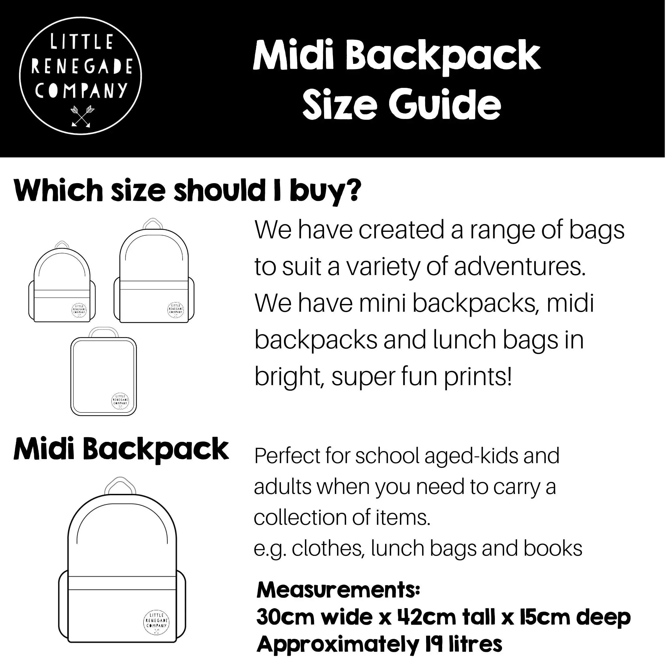 Little Renegade Company Backpack - MIDI - Wheels N Roads