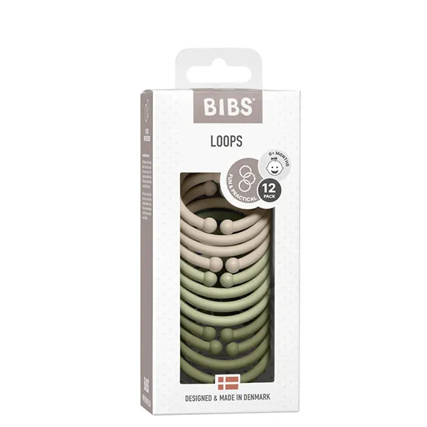 Loops (12 Pcs) - Vanilla / Sage / Olive