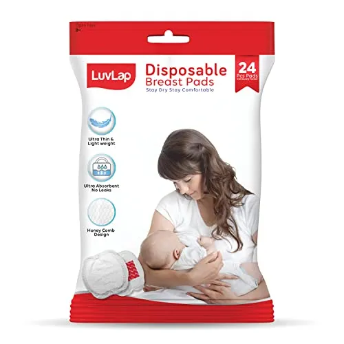 LuvLap Breast Pads - 24's Pack