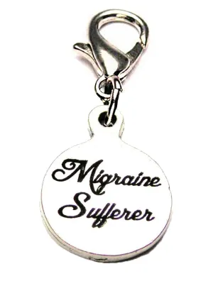 Migraine Sufferer Zipper Pull