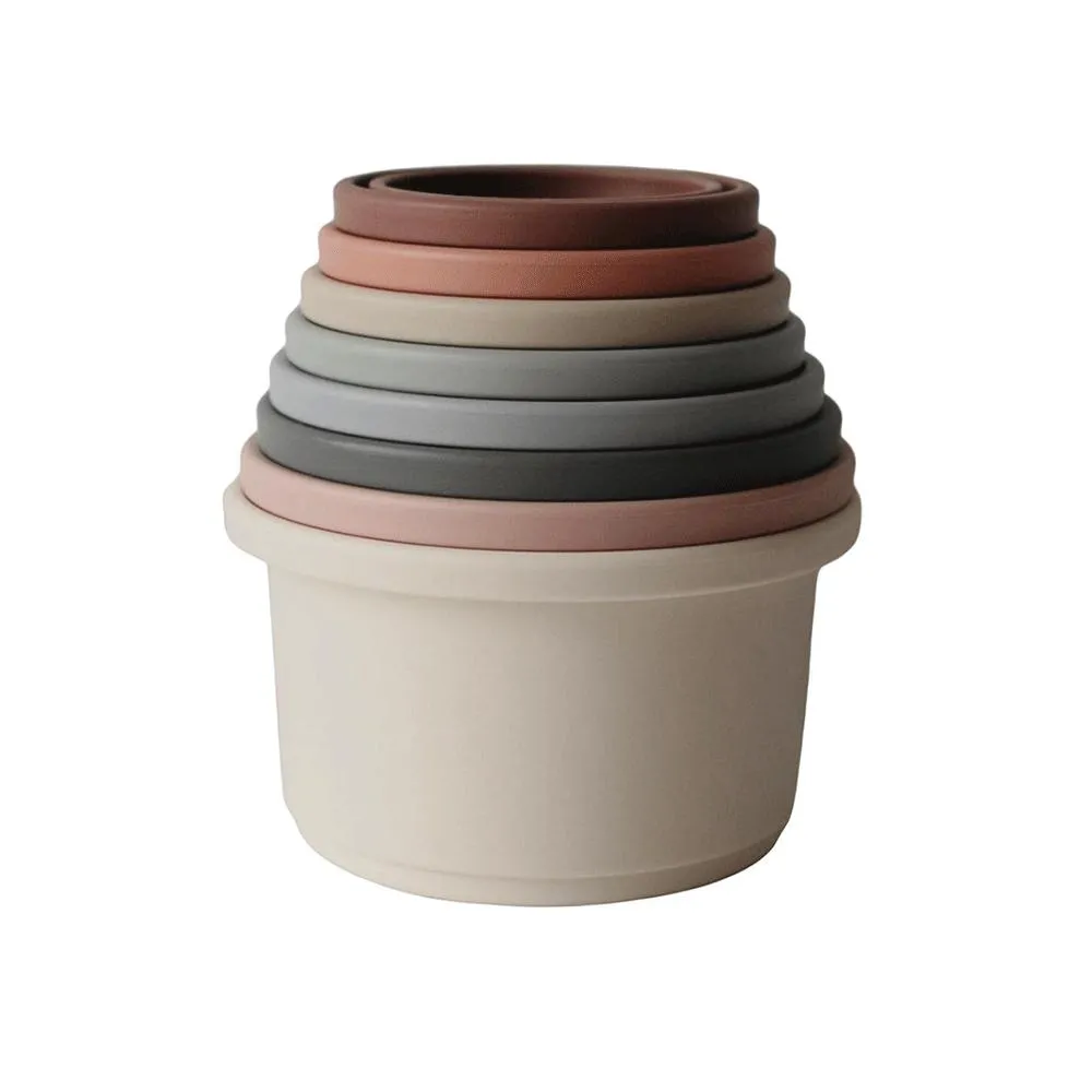 Mushie Stacking Cups Toy