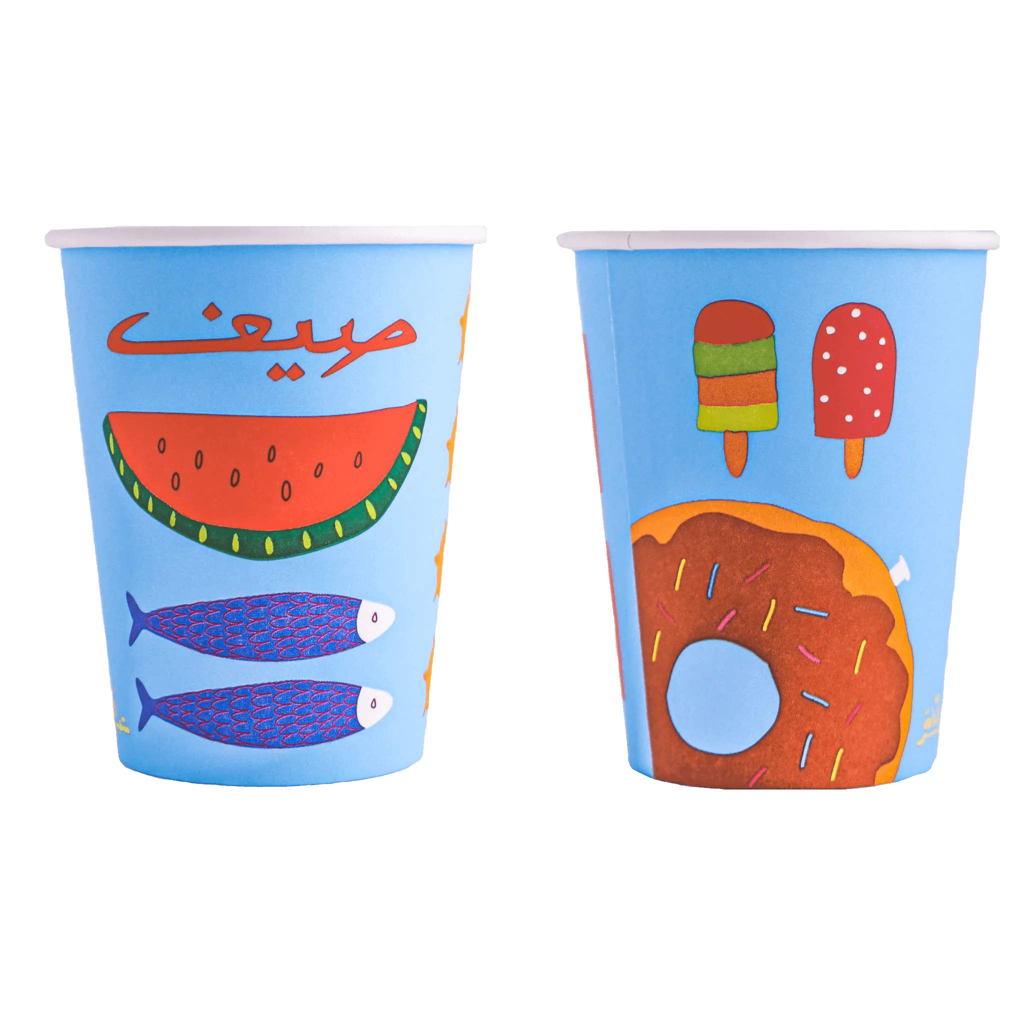 Paper Cups -Summer-