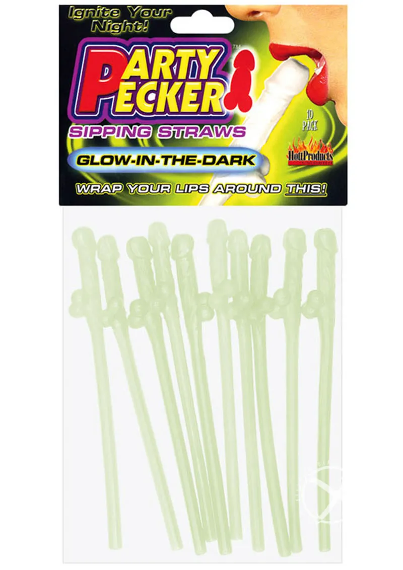 Party Pecker Sipping Straws
