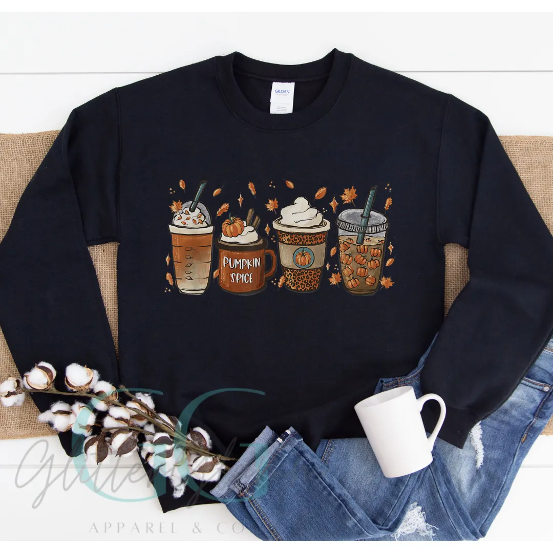 Pumpkin Spice Coffee Cups