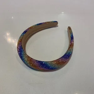 Rainbow Diamond Glitter Headband