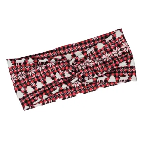 Reindeer Plaid Headband