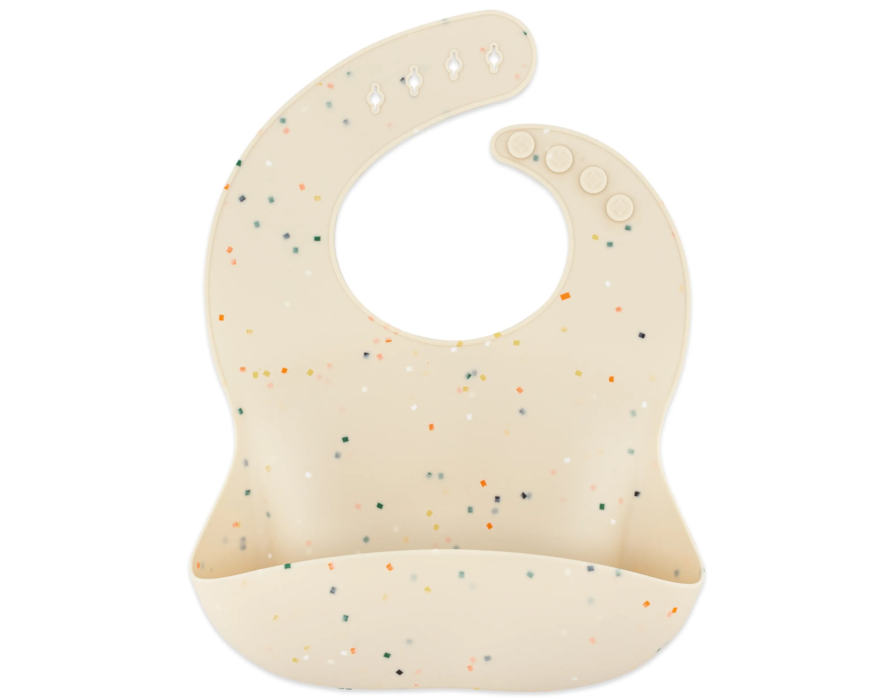 Silicone Bib | Coconut Confetti