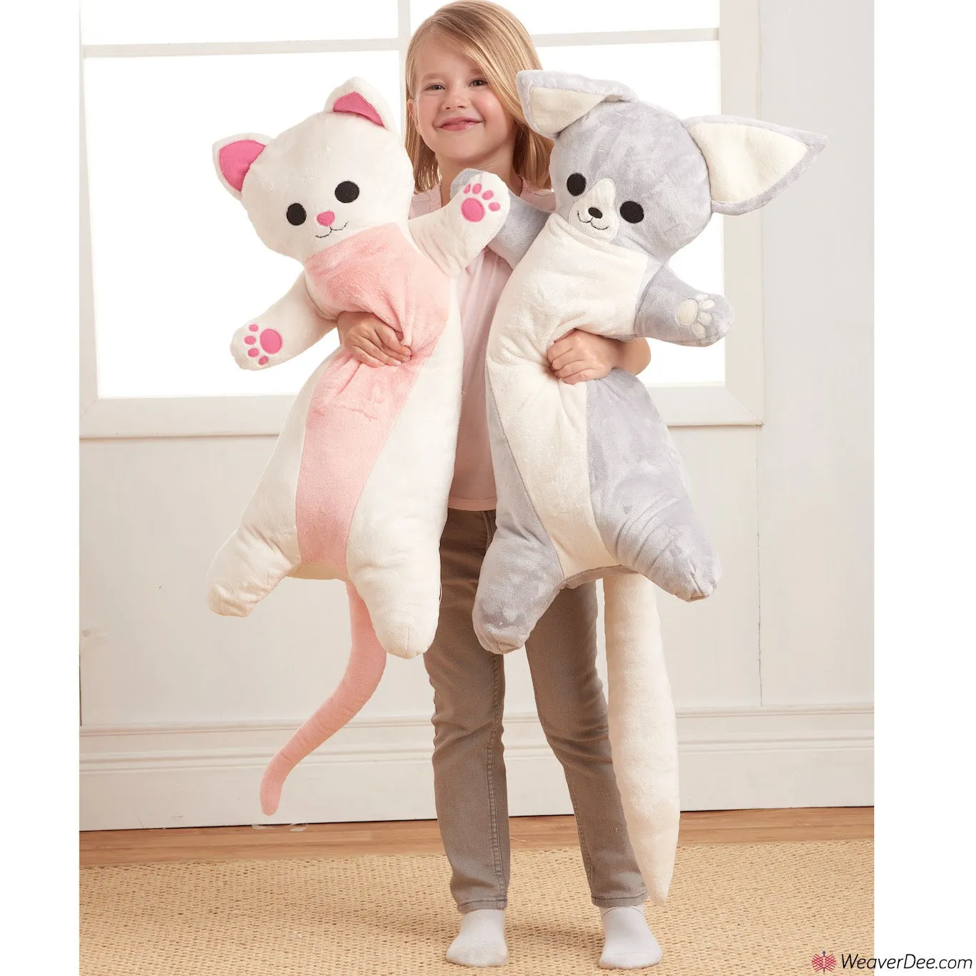 Simplicity Pattern S9362 Animal Plush Body Pillows