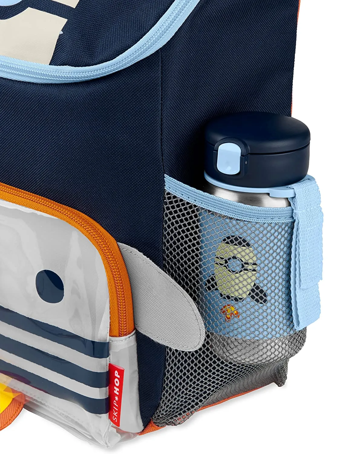 Skip Hop Back To School Spark Style Big Kid Backpack, Rocket for Kids Ages 3-7 Years