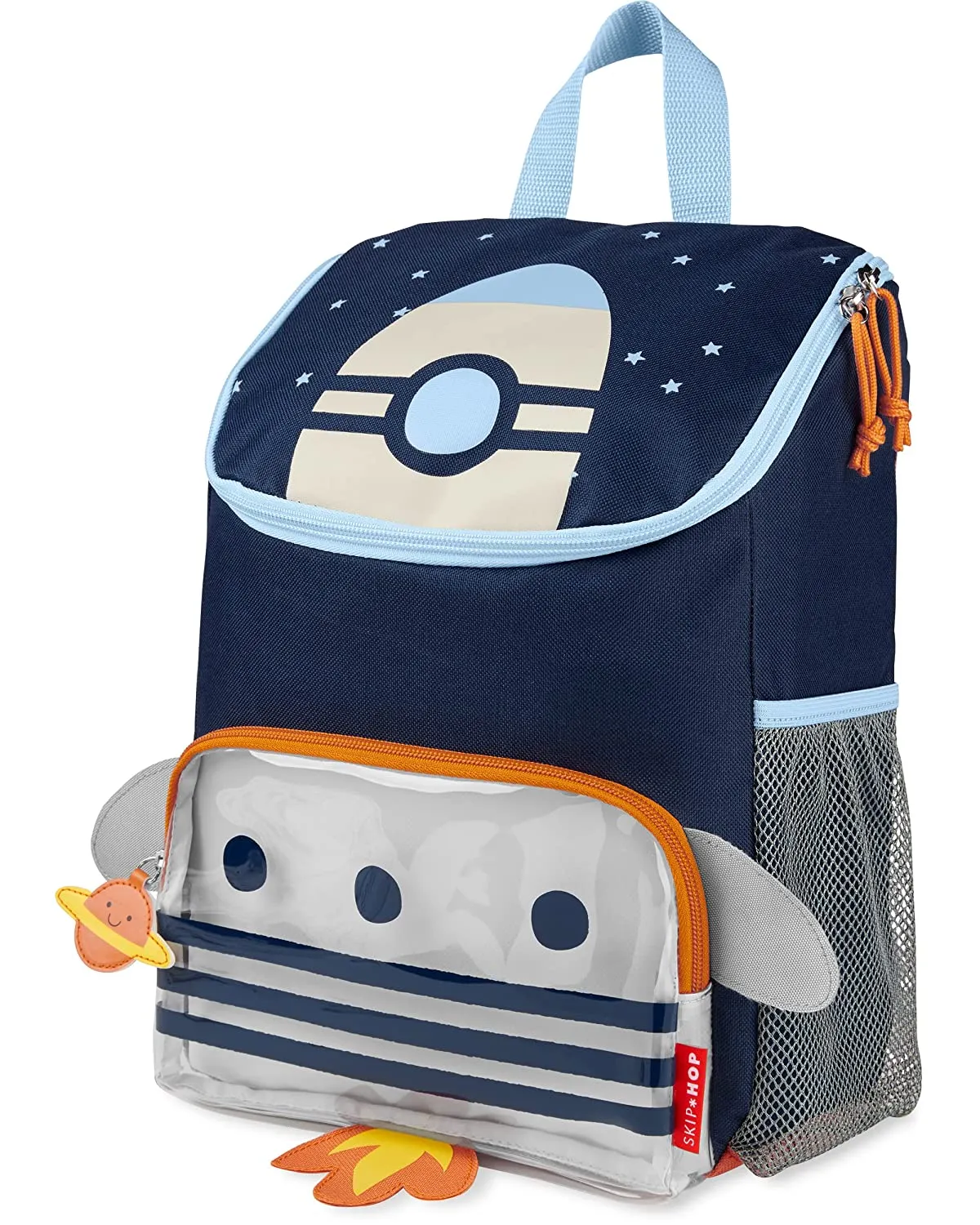 Skip Hop Back To School Spark Style Big Kid Backpack, Rocket for Kids Ages 3-7 Years