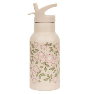 Stainless Steel Drink Bottle: Blossoms Pink