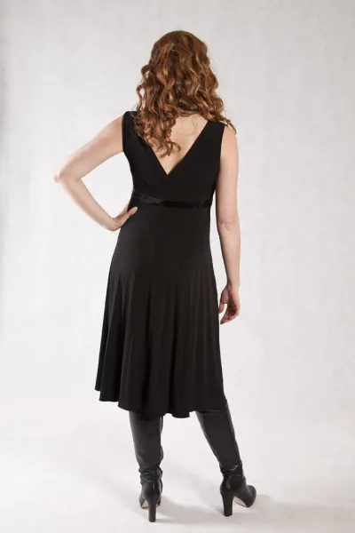 Szabo Maternity 'Sunray' Dress - Black