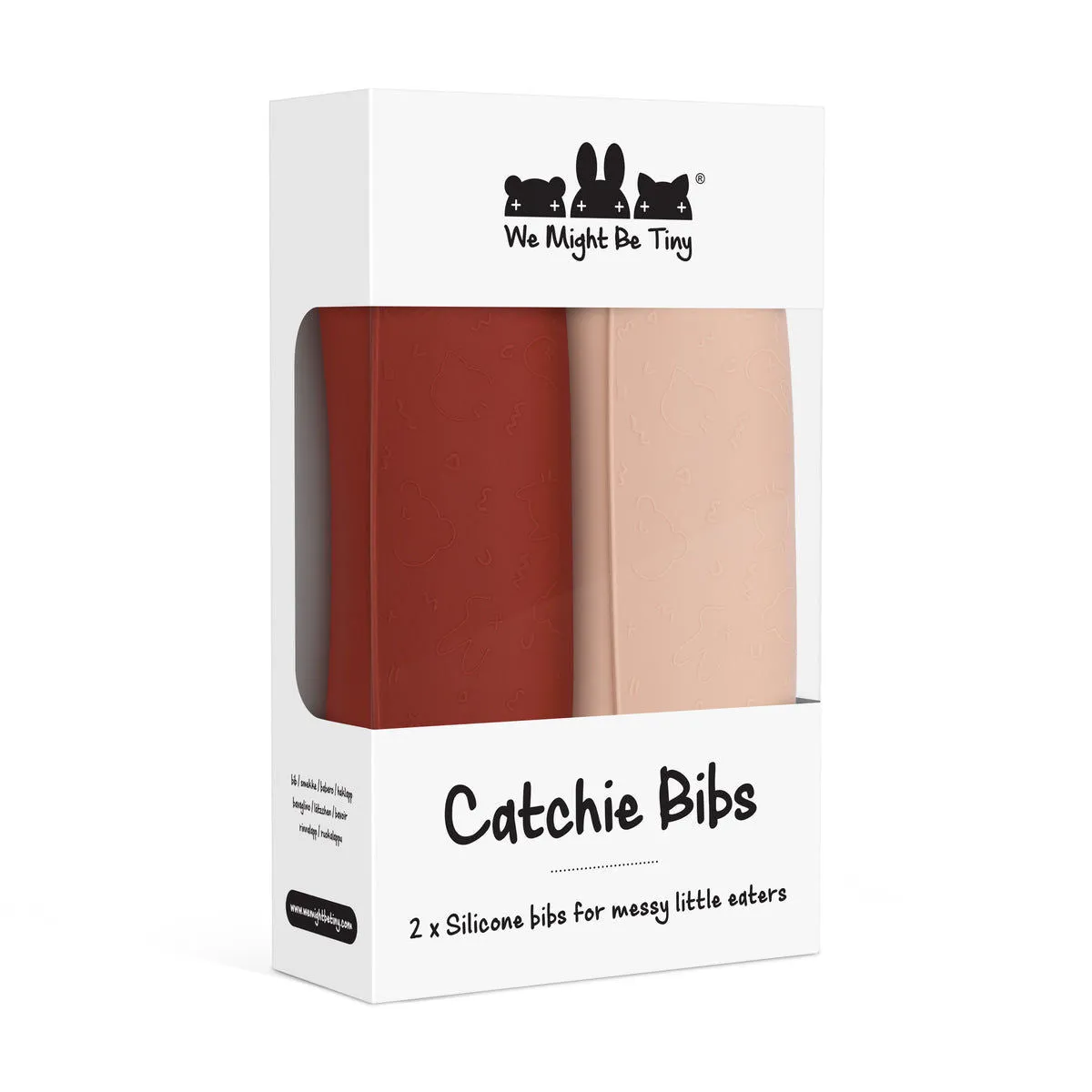 We Might Be Tiny Catchie Bibs