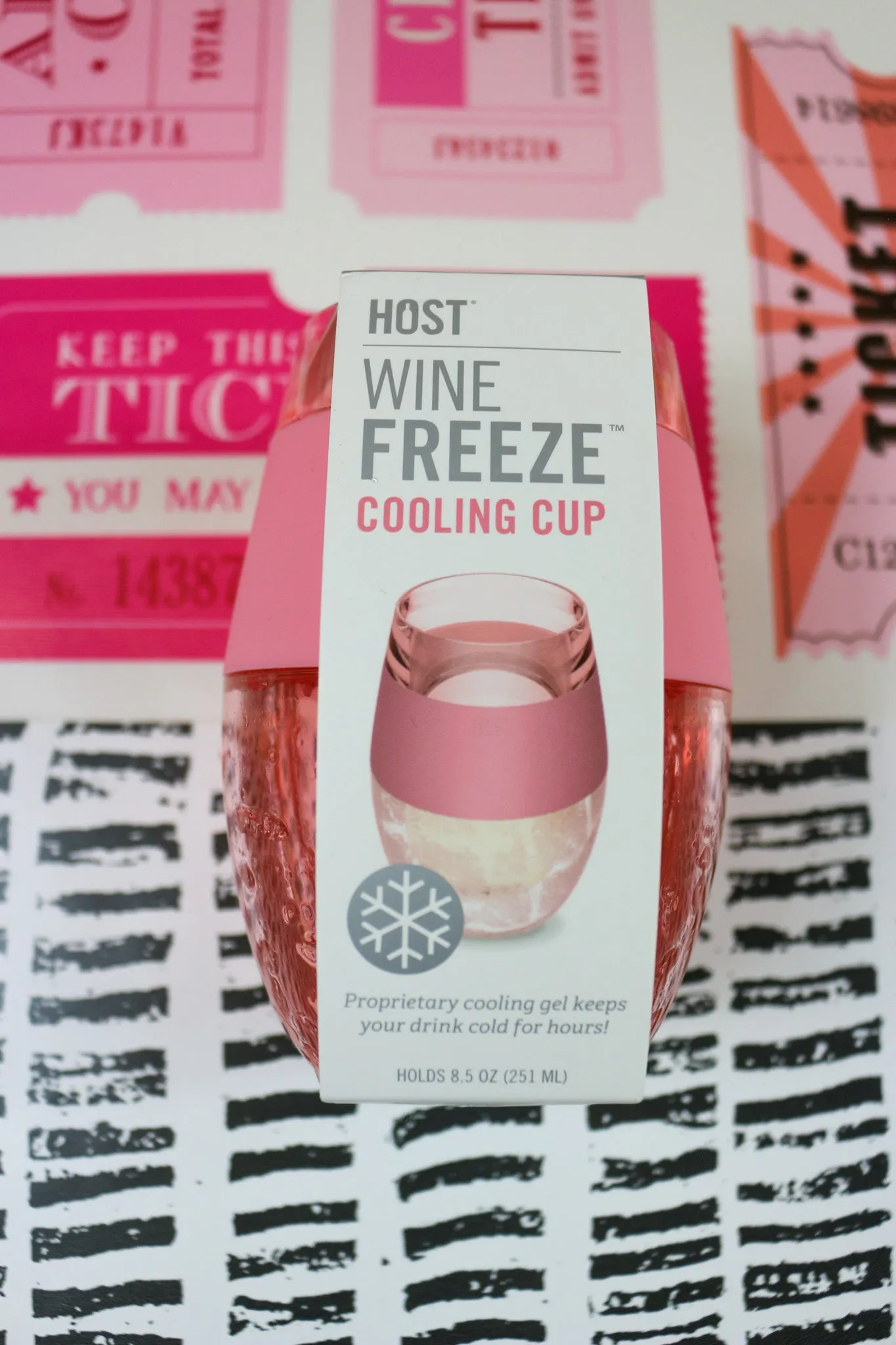 Wine Freeze Cooling Cups - 4 Colors
