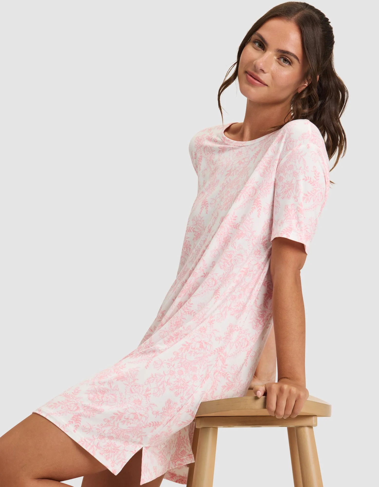 Women's Bamboo Stretch-Knit Sleep Dress