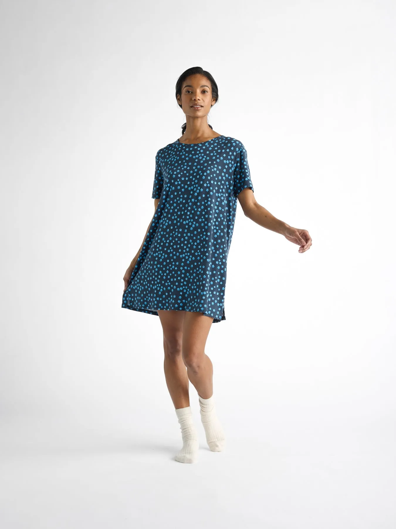 Women's Bamboo Stretch-Knit Sleep Dress