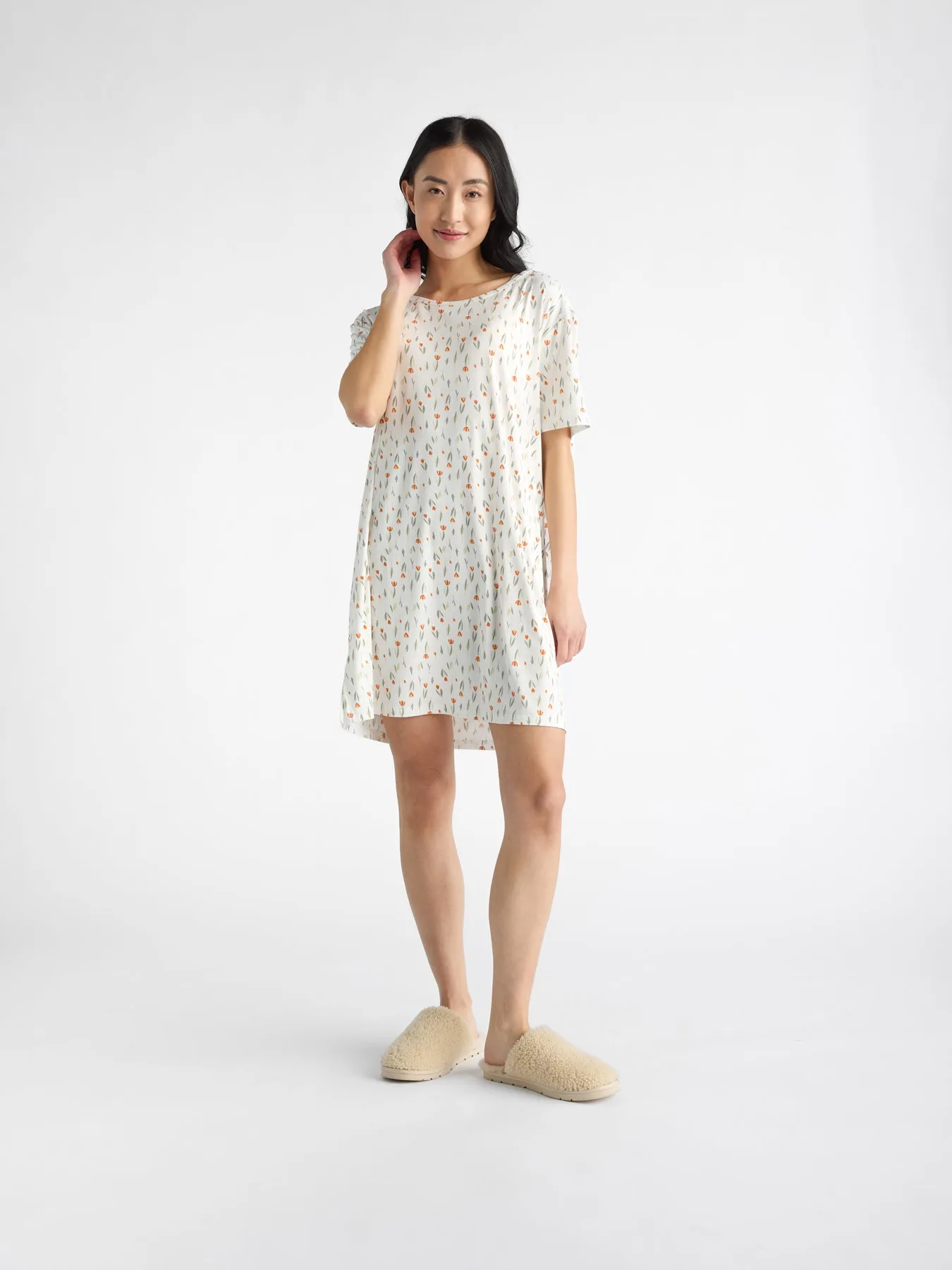 Women's Bamboo Stretch-Knit Sleep Dress