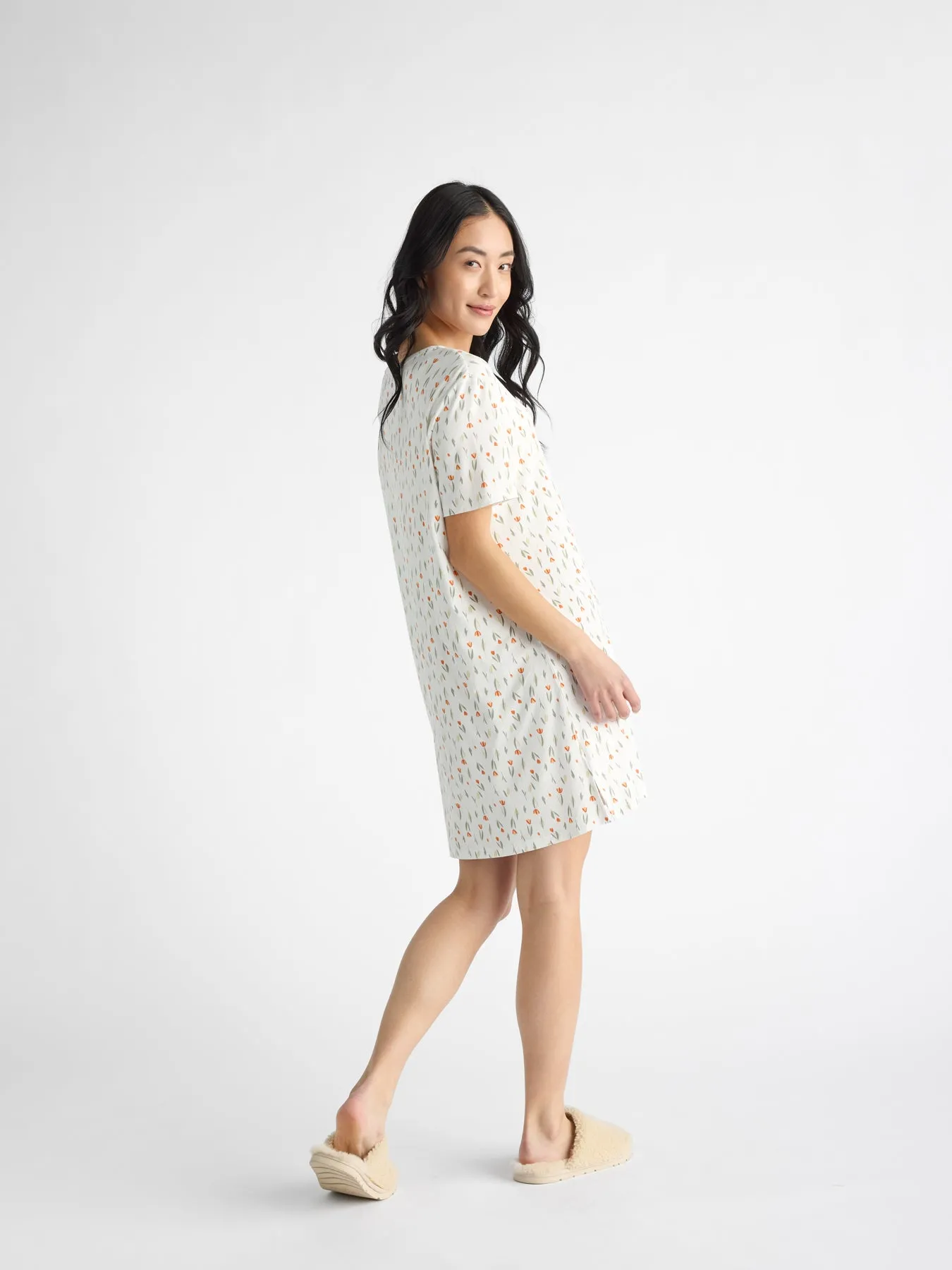 Women's Bamboo Stretch-Knit Sleep Dress