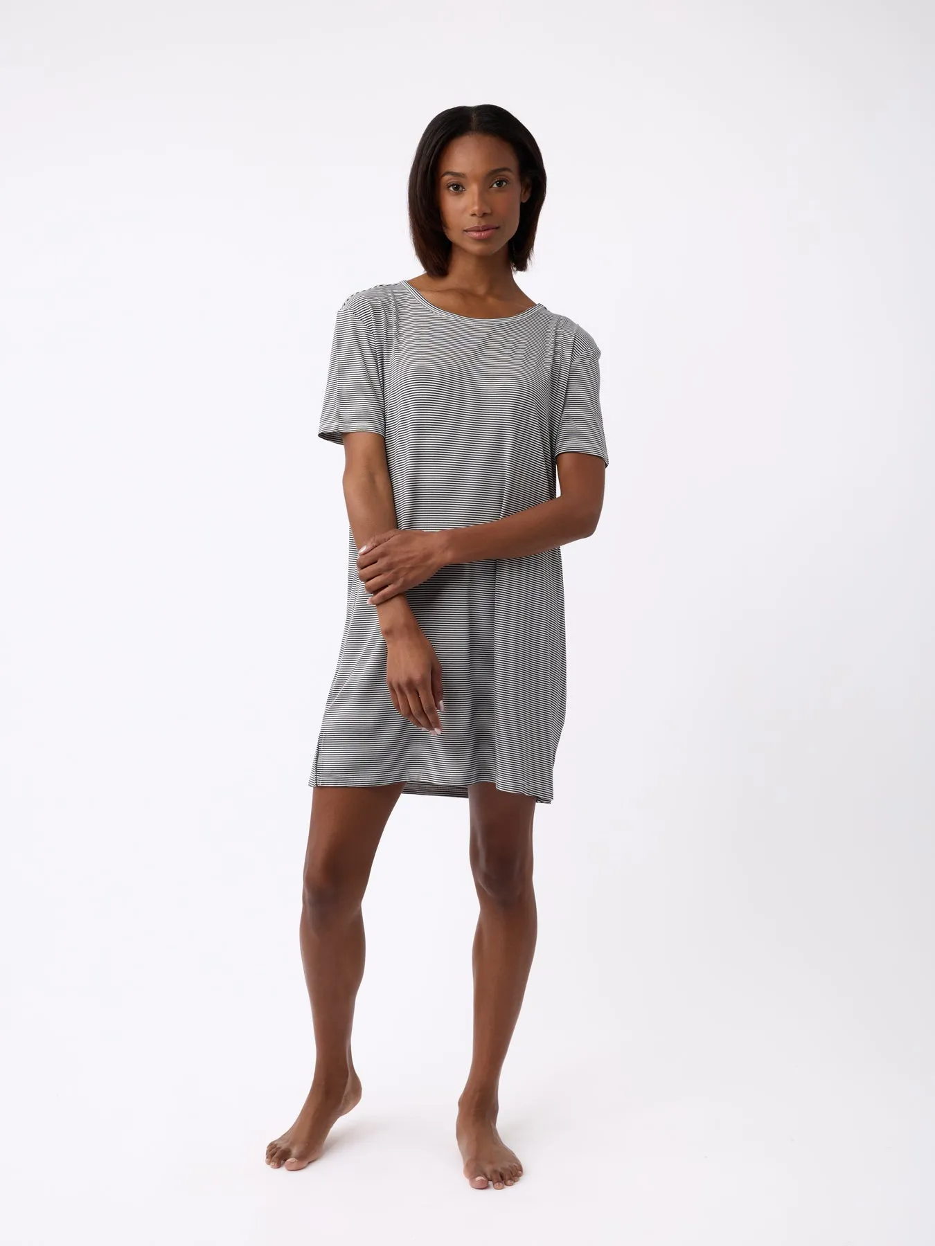Women's Bamboo Stretch-Knit Sleep Dress