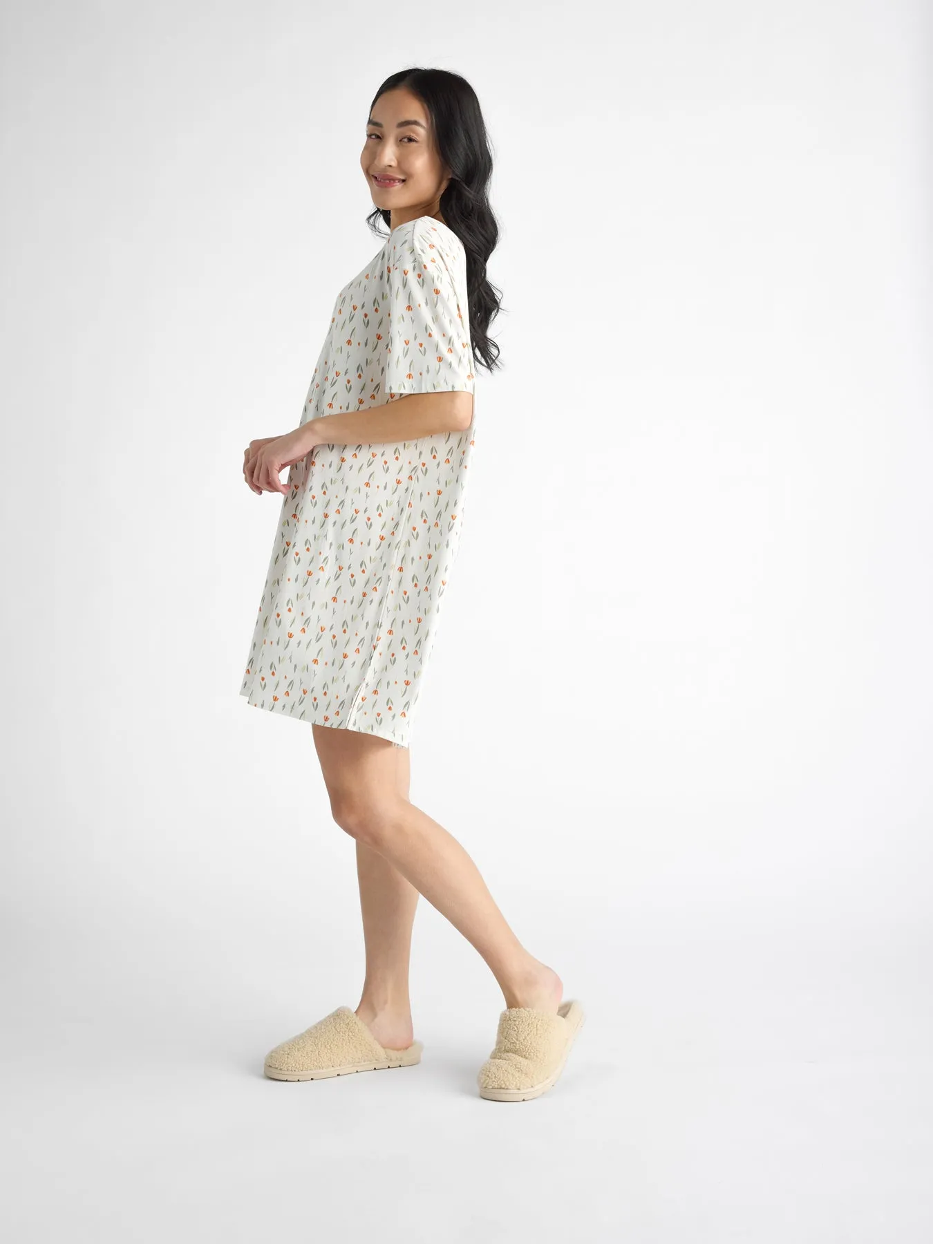 Women's Bamboo Stretch-Knit Sleep Dress