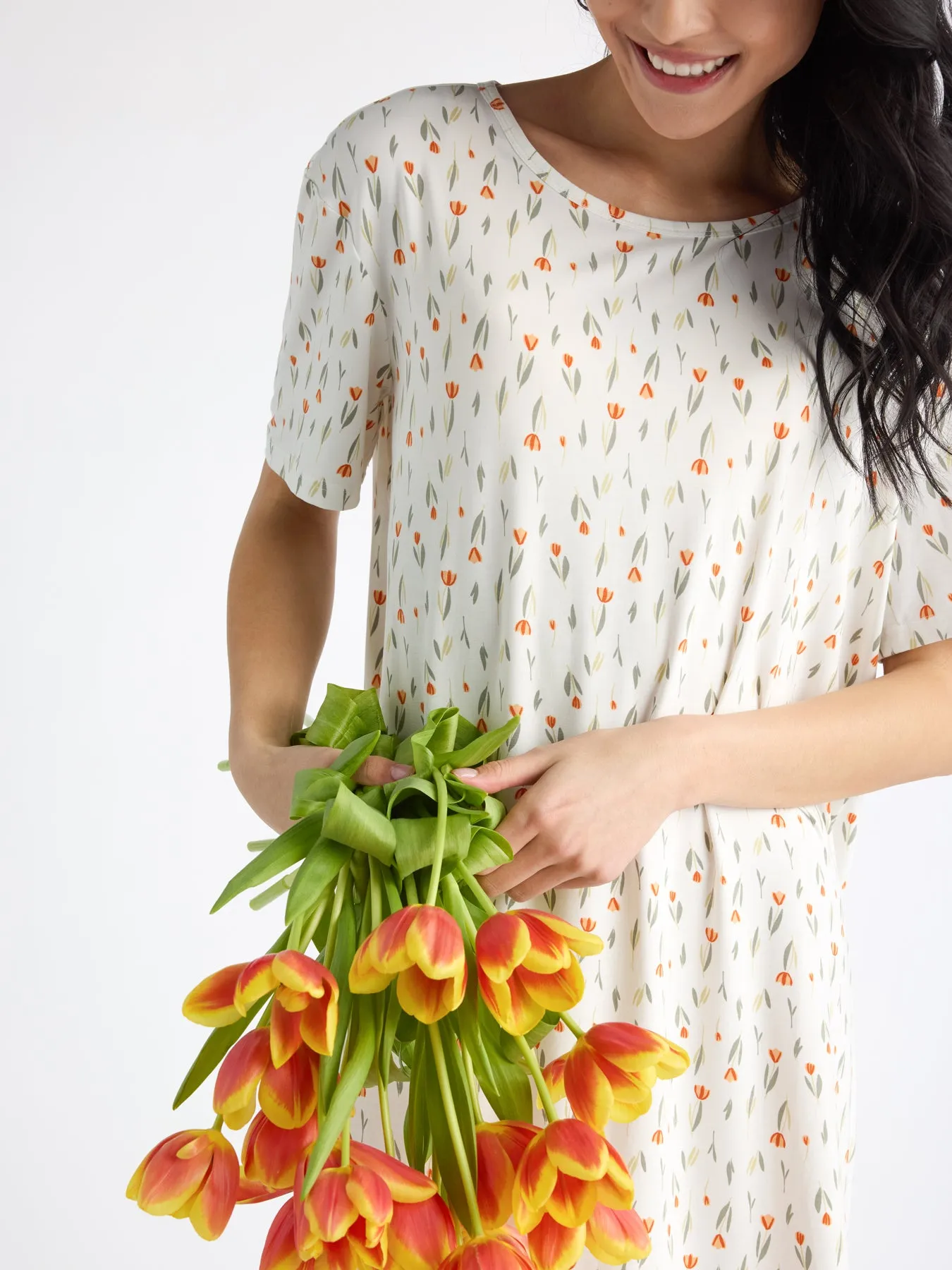 Women's Bamboo Stretch-Knit Sleep Dress