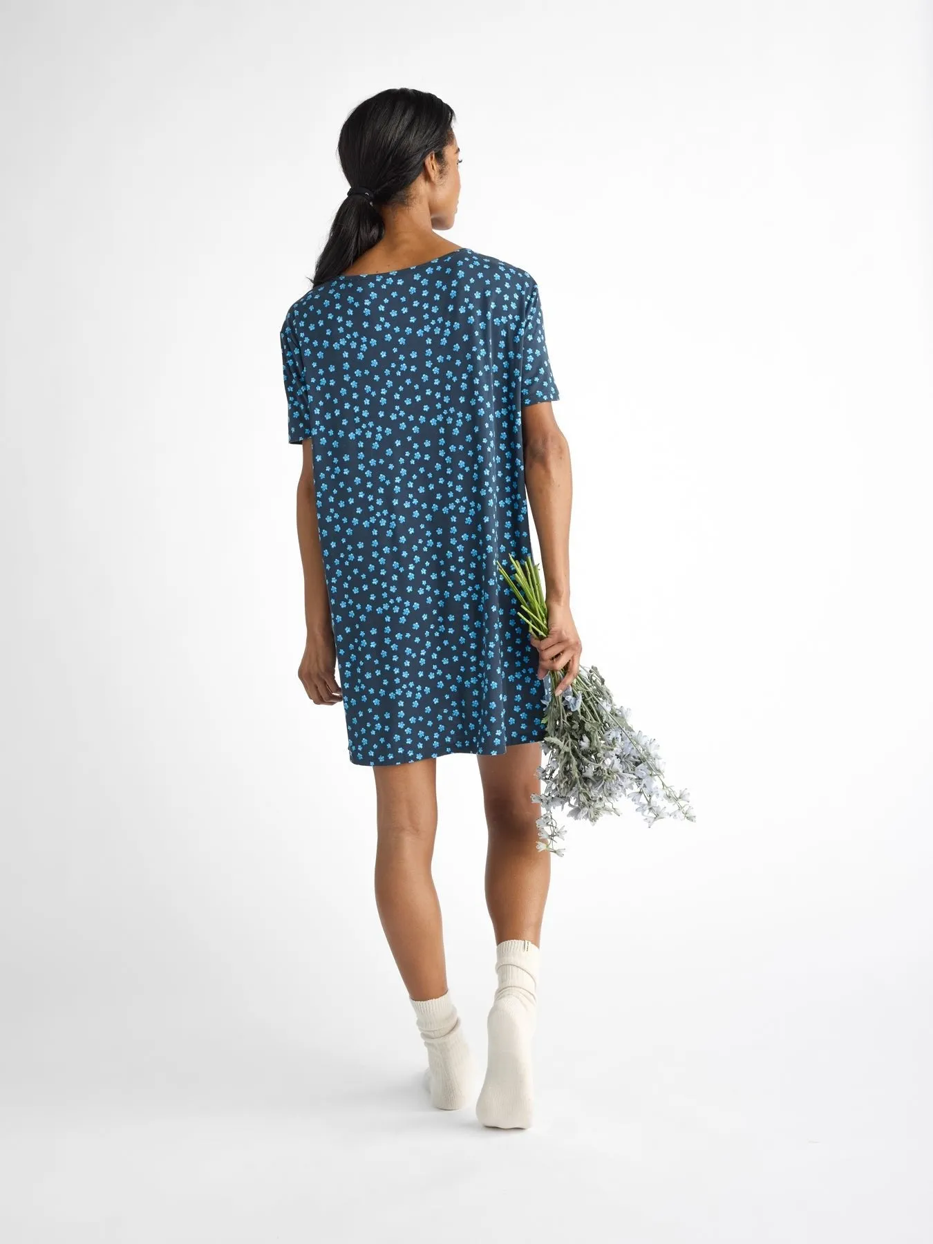 Women's Bamboo Stretch-Knit Sleep Dress