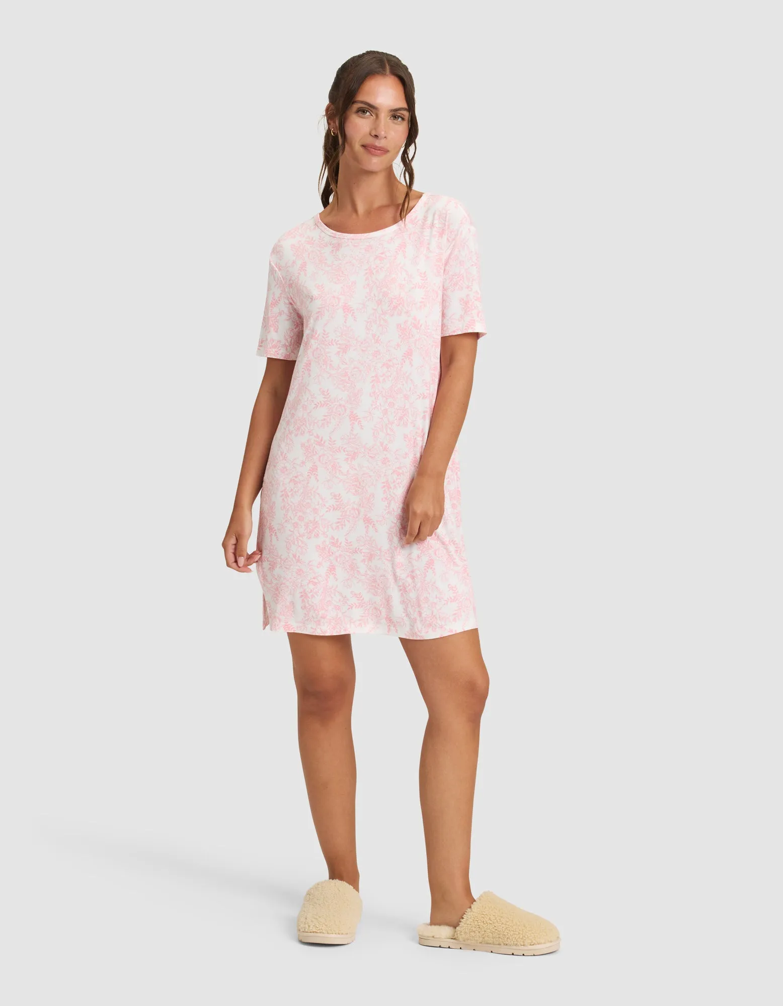 Women's Bamboo Stretch-Knit Sleep Dress