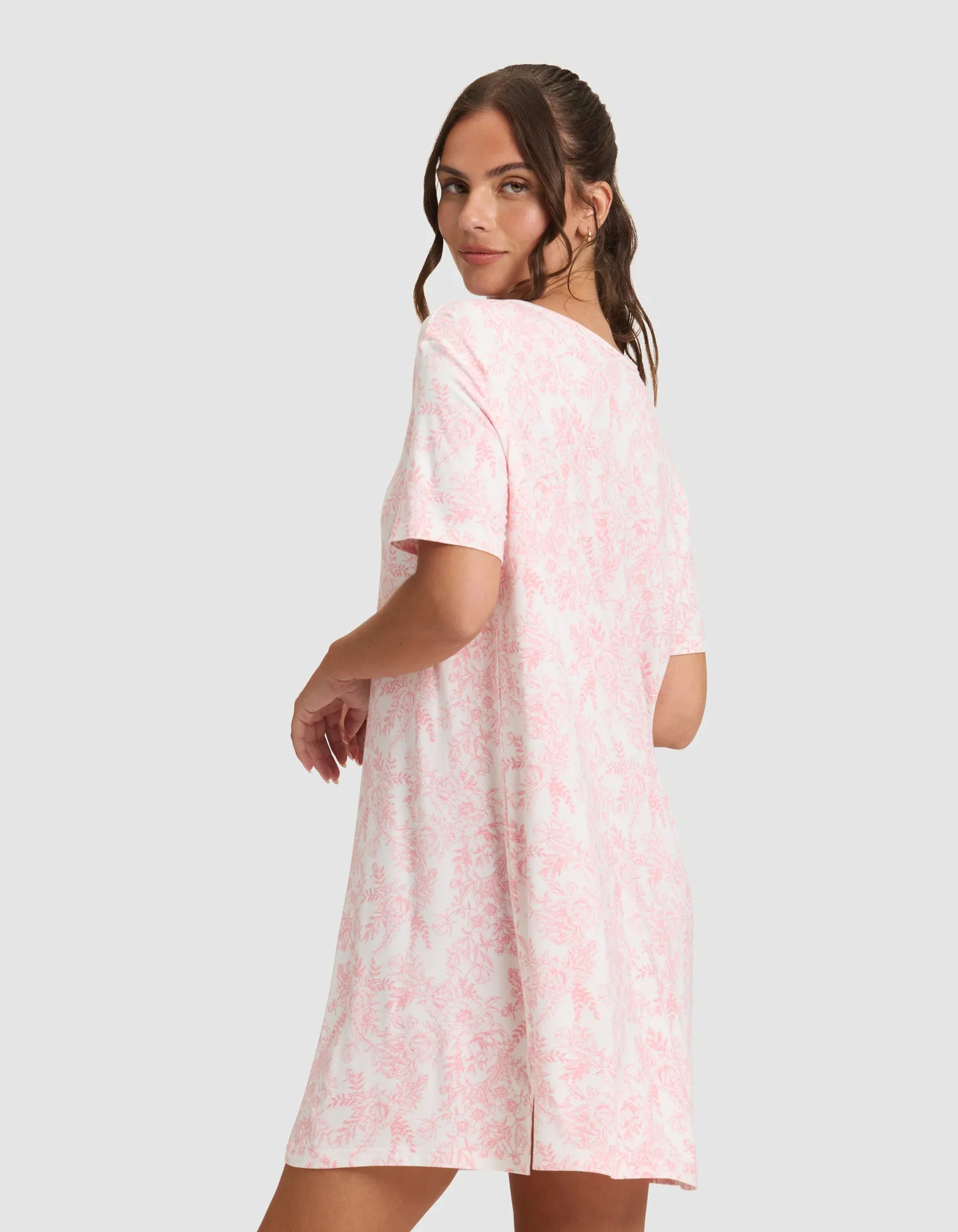 Women's Bamboo Stretch-Knit Sleep Dress