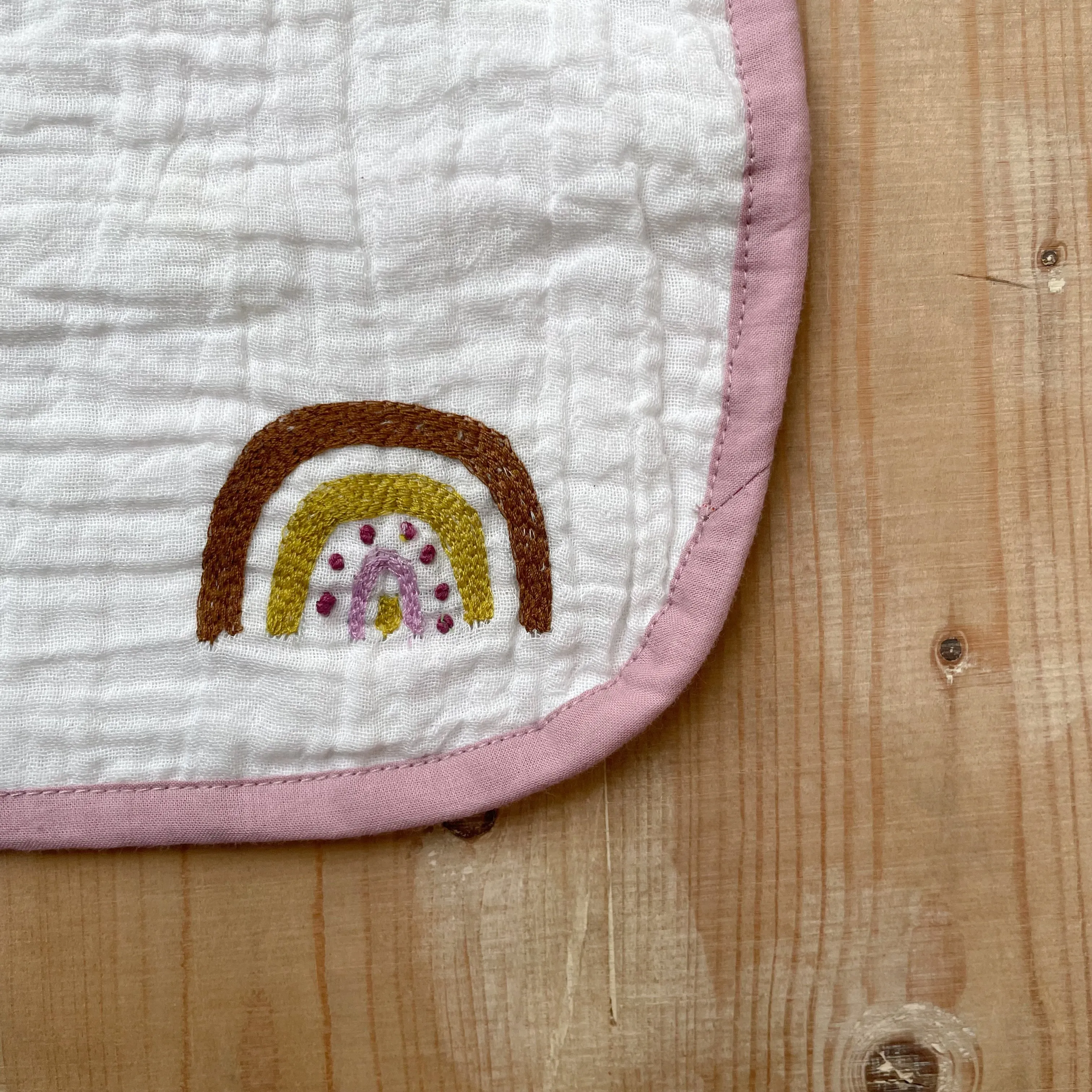 Wrinkled Muslin Bibs