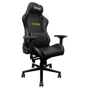 Xpression Pro Gaming Chair with Columbus Crew Wordmark Logo