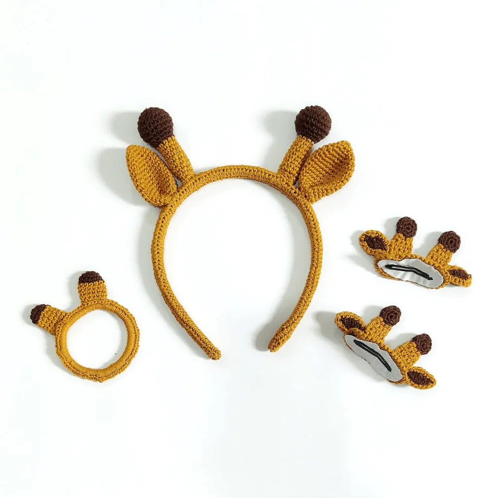 Yellow Duck Hair Band , Pins and Rubber