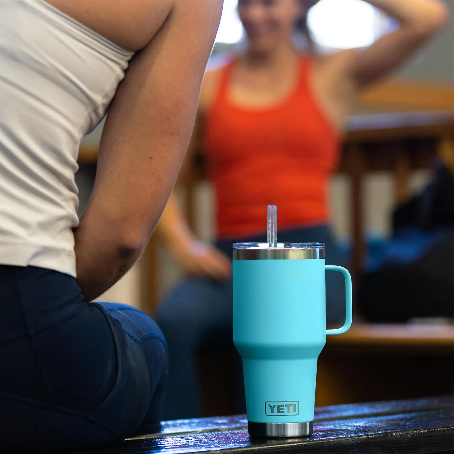 YETI Rambler 35 oz Straw Mug, Vacuum Insulated, Stainless Steel.